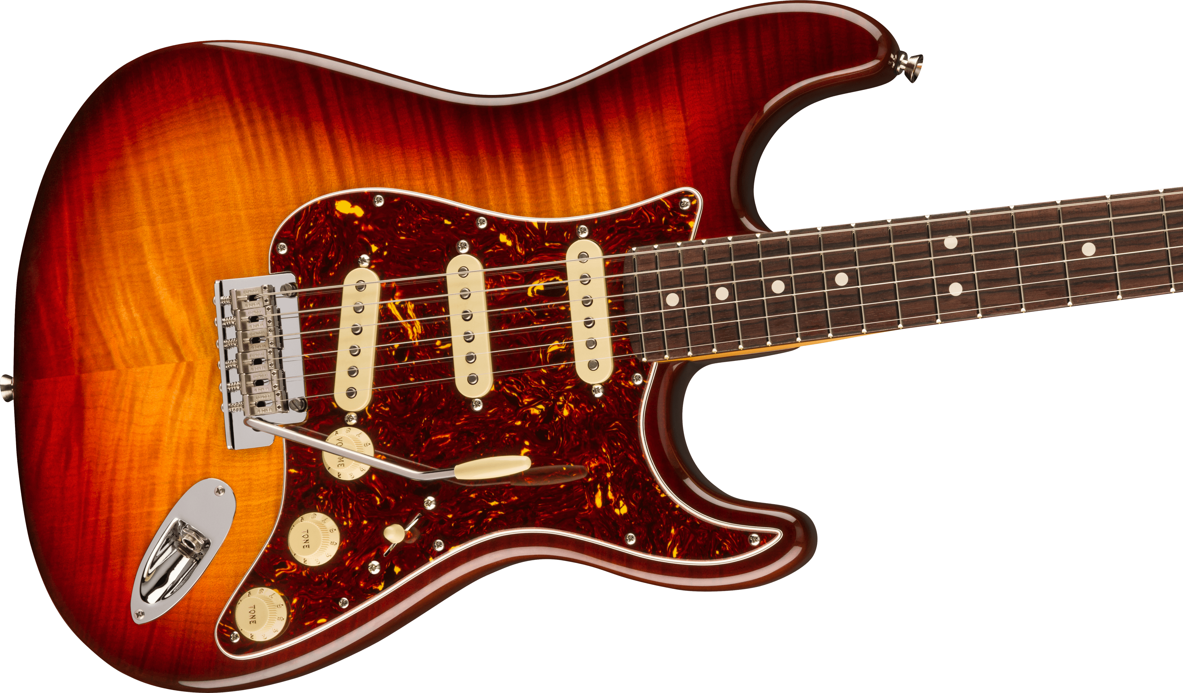 Fender Stratocaster American Pro Ii 70th Anniversary 3s Trem Mn - Comet Burst - Str shape electric guitar - Variation 3