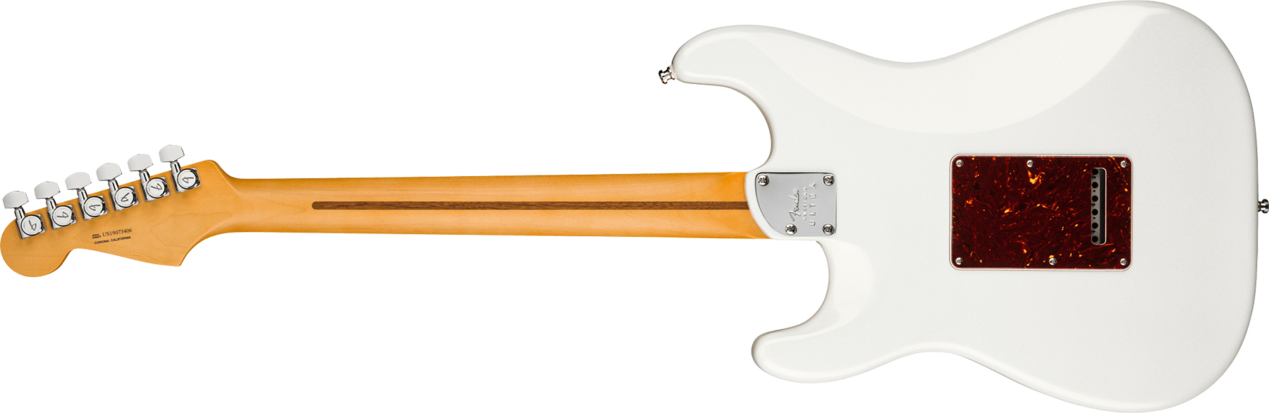 Fender Strat American Ultra 2019 Usa Rw - Arctic Pearl - Str shape electric guitar - Variation 1