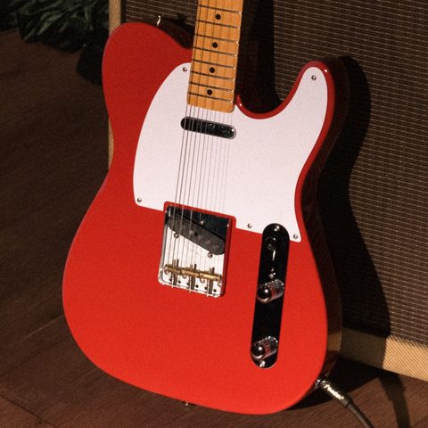 Fender Tele 50s Vintera Vintage Mex Mn - Fiesta Red - Tel shape electric guitar - Variation 4