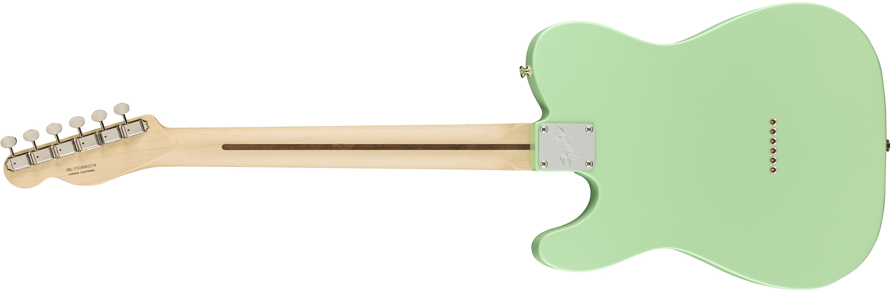 Fender Tele American Performer Hum Usa Sh Rw - Satin Surf Green - Tel shape electric guitar - Variation 1