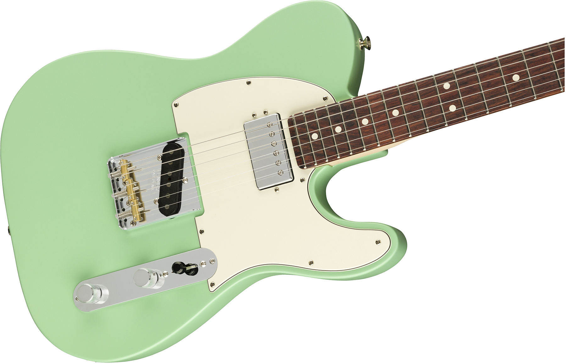 Fender Tele American Performer Hum Usa Sh Rw - Satin Surf Green - Tel shape electric guitar - Variation 2