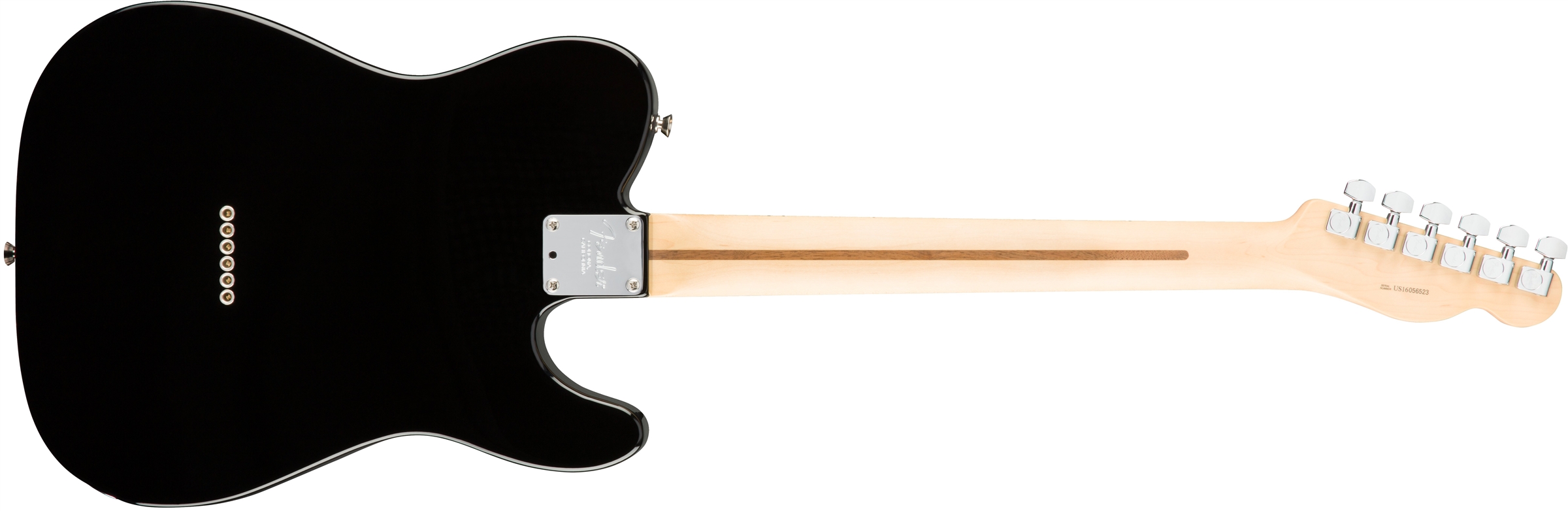 Fender Tele American Professional Lh Usa Gaucher 2s Mn - Black - Left-handed electric guitar - Variation 1