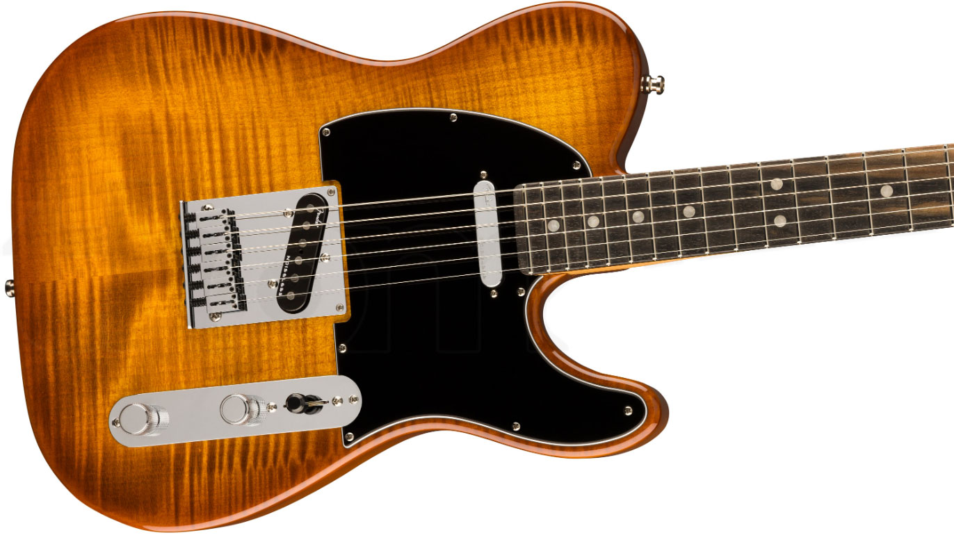 Fender Tele American Ultra Ltd Usa 2s Ht Eb - Tiger's Eye - Tel shape electric guitar - Variation 2