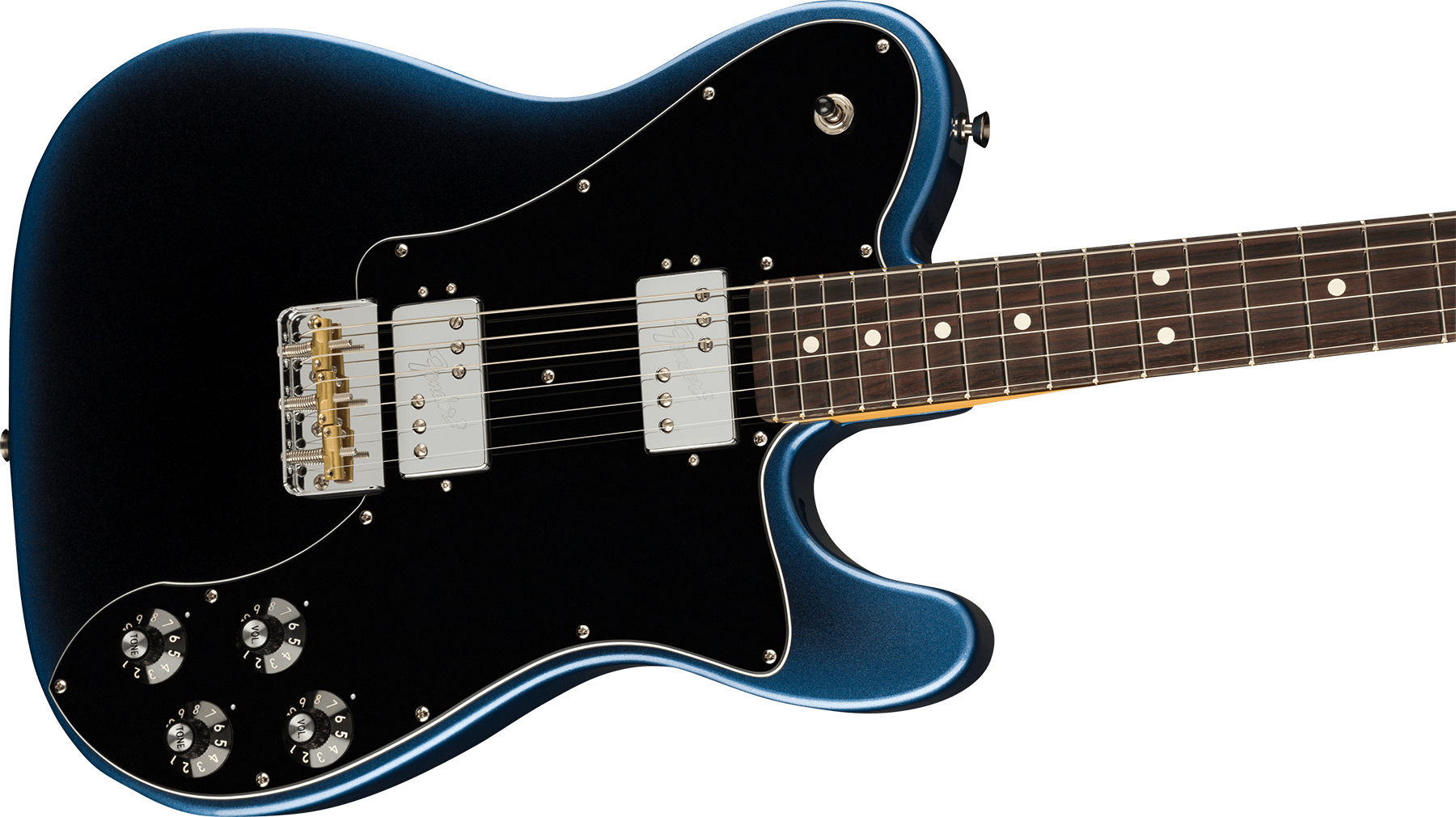 Fender Tele Deluxe American Professional Ii Usa Rw - Dark Night - Tel shape electric guitar - Variation 2