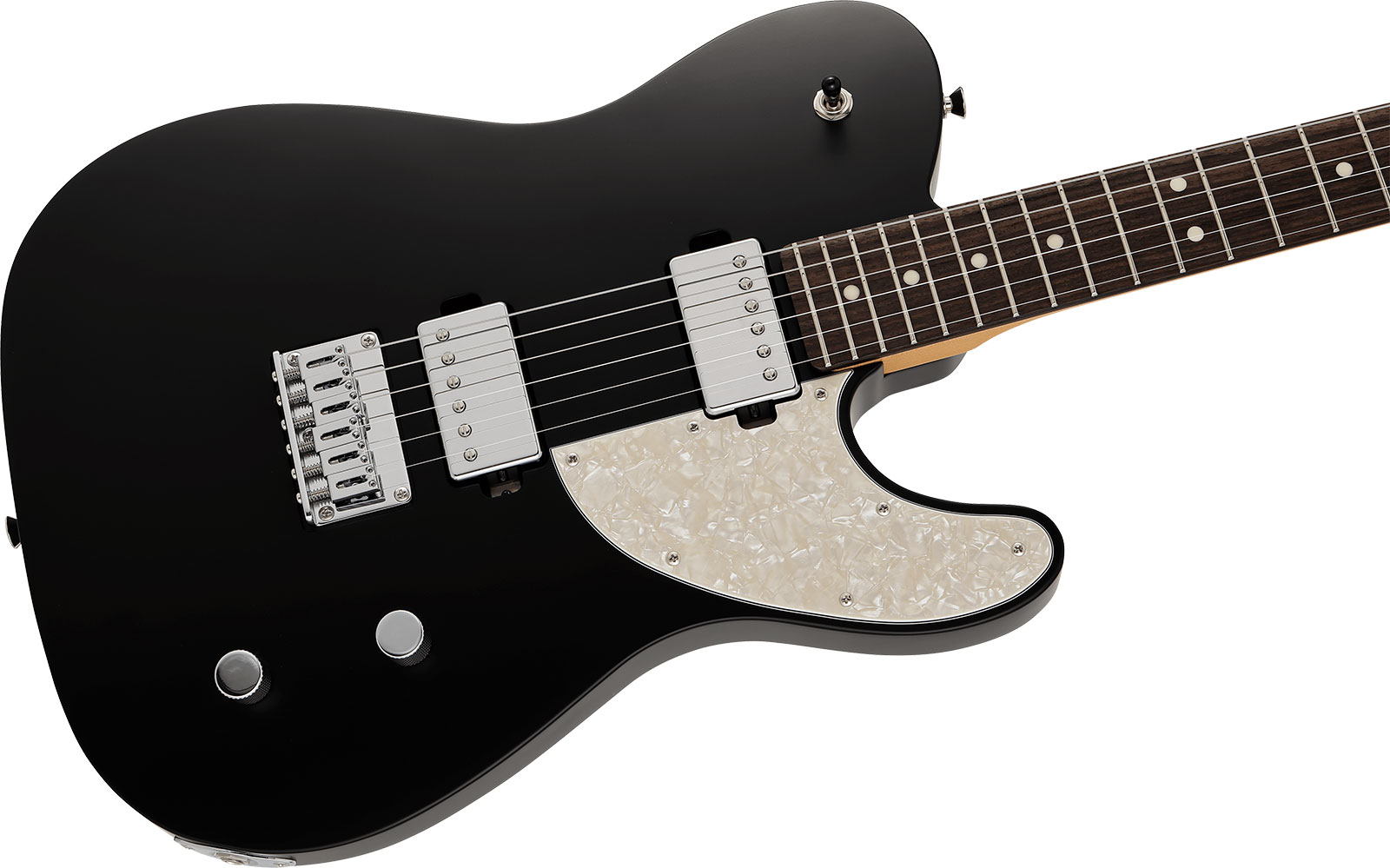 Fender Tele Elemental Mij Jap 2h Ht Rw - Stone Black - Tel shape electric guitar - Variation 2