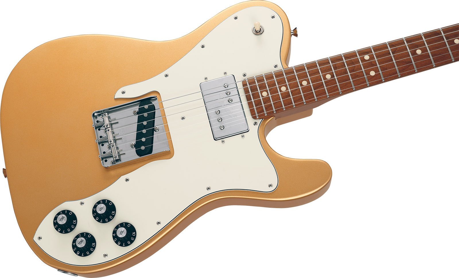 Fender Tele Hybrid Custom Jap Ltd Ht Hs Mn - Gold - Tel shape electric guitar - Variation 2