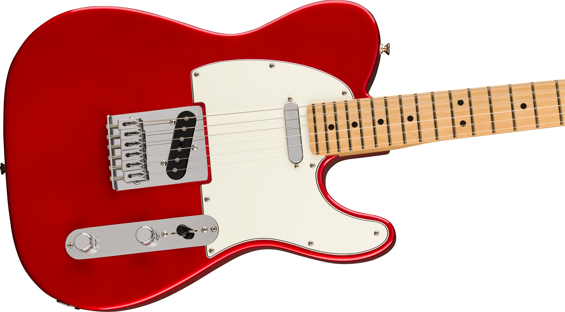 Fender Tele Player Mex 2023 2s Ht Mn - Candy Apple Red - Tel shape electric guitar - Variation 2