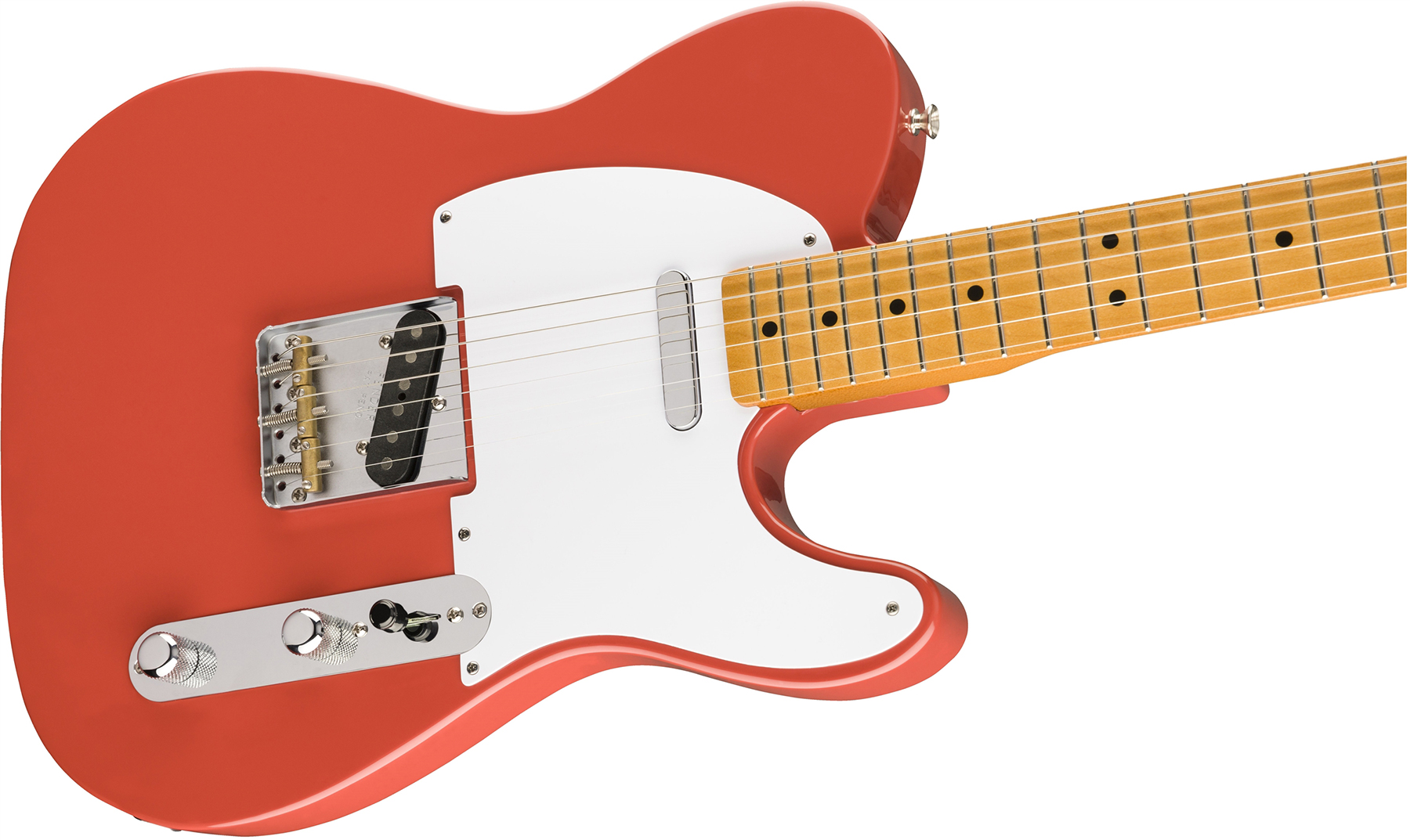 Fender Tele 50s Vintera Vintage Mex Mn - Fiesta Red - Tel shape electric guitar - Variation 2