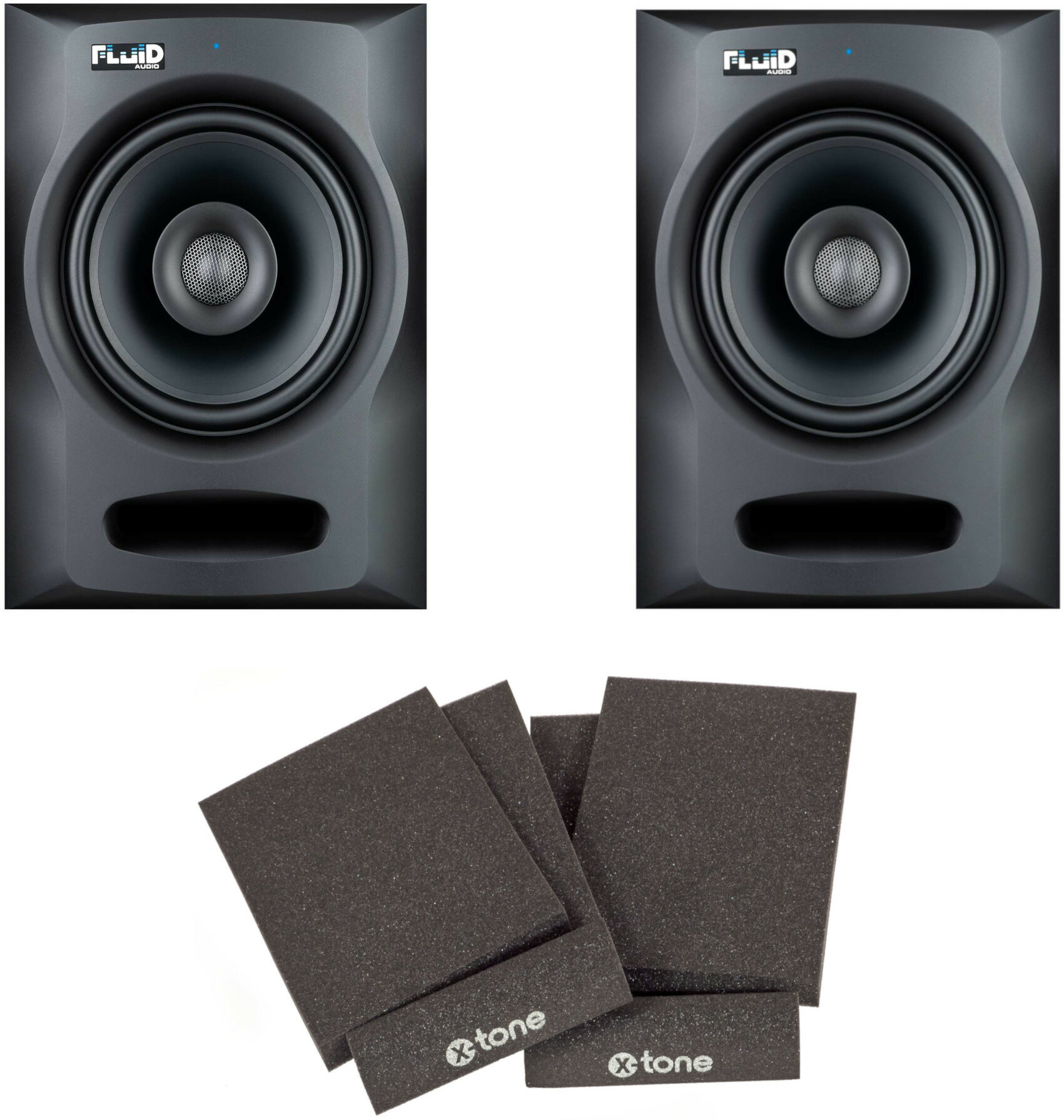 Fluid Audio Pack Paire De Fx 80 + Mousses Isolantes  X-tone Xi 7001 - Active studio monitor - Main picture