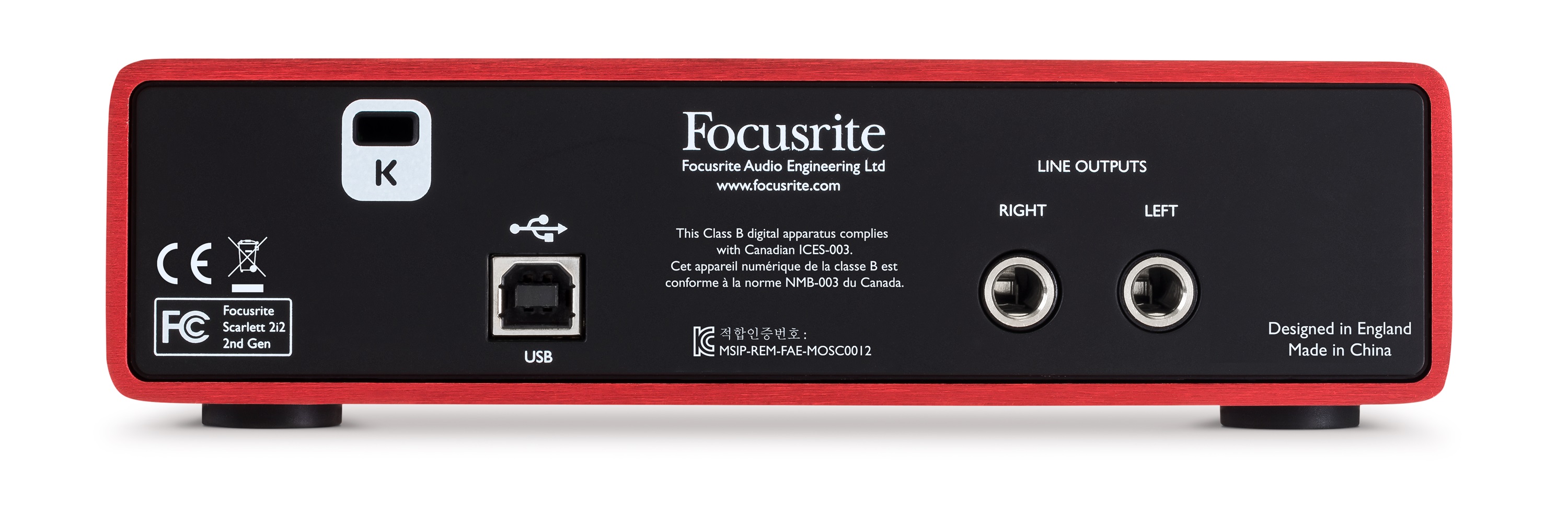 Focusrite Scarlett2 2i2 - USB audio interface - Variation 2