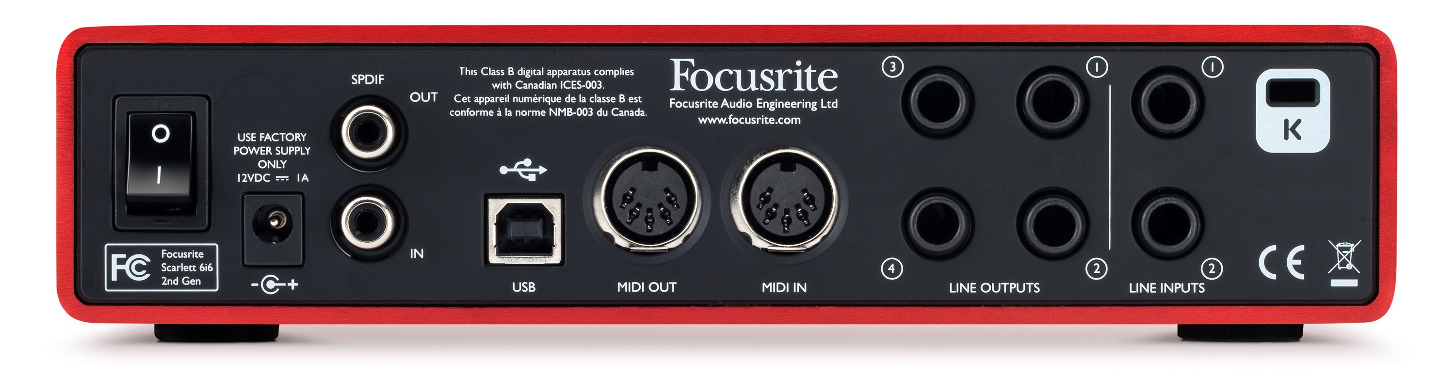 Focusrite Scarlett2 6i6 - USB audio interface - Variation 3