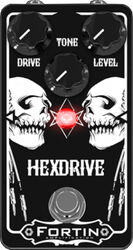Overdrive, distortion & fuzz effect pedal Fortin amps Hexdrive