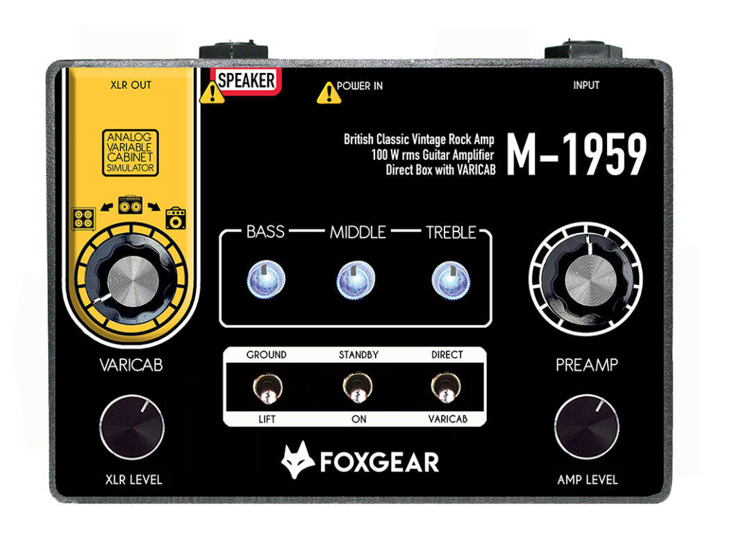 Foxgear M-1959 Miniamp 100w 4 Ohm - Electric guitar amp head - Main picture