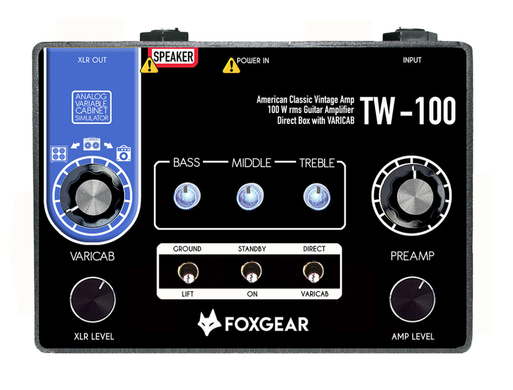 Foxgear Tw-100 Miniamp 100w 4 Ohm - Electric guitar amp head - Main picture