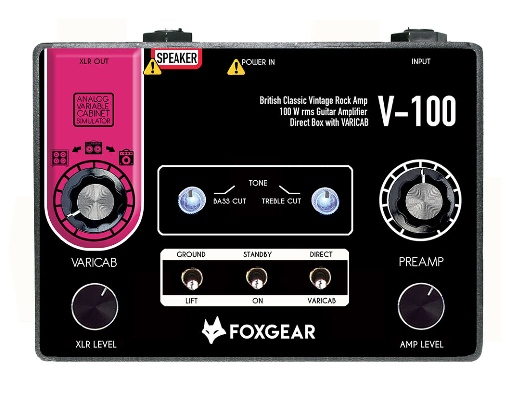 Foxgear V-100 Miniamp 100w 4 Ohm - Electric guitar amp head - Main picture