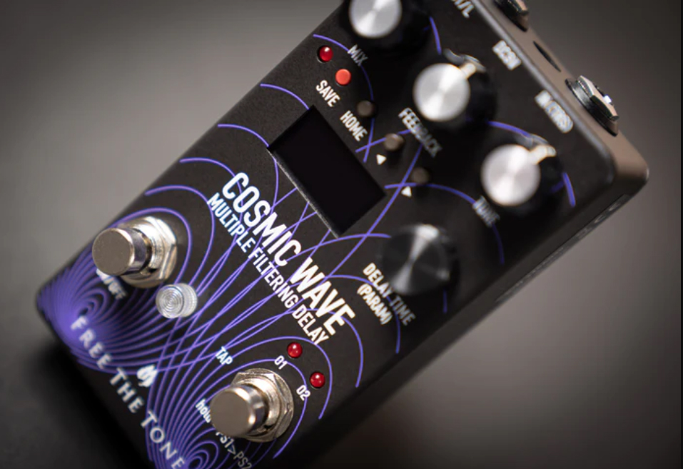 Free The Tone Cosmic Wave Cw-1y Multiple Filtering Delay - Reverb, delay & echo effect pedal - Variation 1
