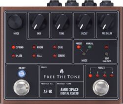 Reverb, delay & echo effect pedal Free the tone Ambi Space AS-1R Digital Reverb