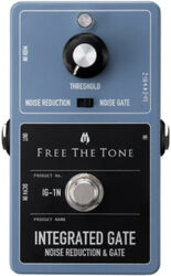 Compressor, sustain & noise gate effect pedal Free the tone Integrated Gate IG-1N Noise Reduction