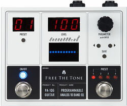 Eq & enhancer effect pedal Free the tone PA-1QG Programmable Analog 10 Band EQ