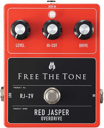 Overdrive, distortion & fuzz effect pedal Free the tone Red Jasper RJ-2V Overdrive