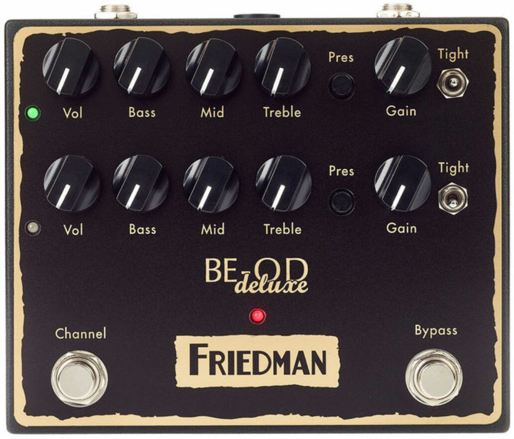 Friedman Amplification Be-od Deluxe Pedal Overdrive - Overdrive, distortion & fuzz effect pedal - Main picture