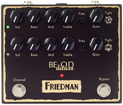 Overdrive, distortion & fuzz effect pedal Friedman amplification BE-OD Deluxe Overdrive