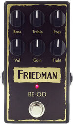 Overdrive, distortion & fuzz effect pedal Friedman amplification BE-OD Overdrive