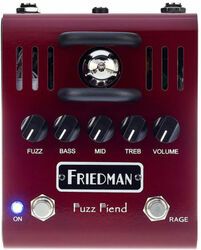 Overdrive, distortion & fuzz effect pedal Friedman amplification Fuzz Fiend
