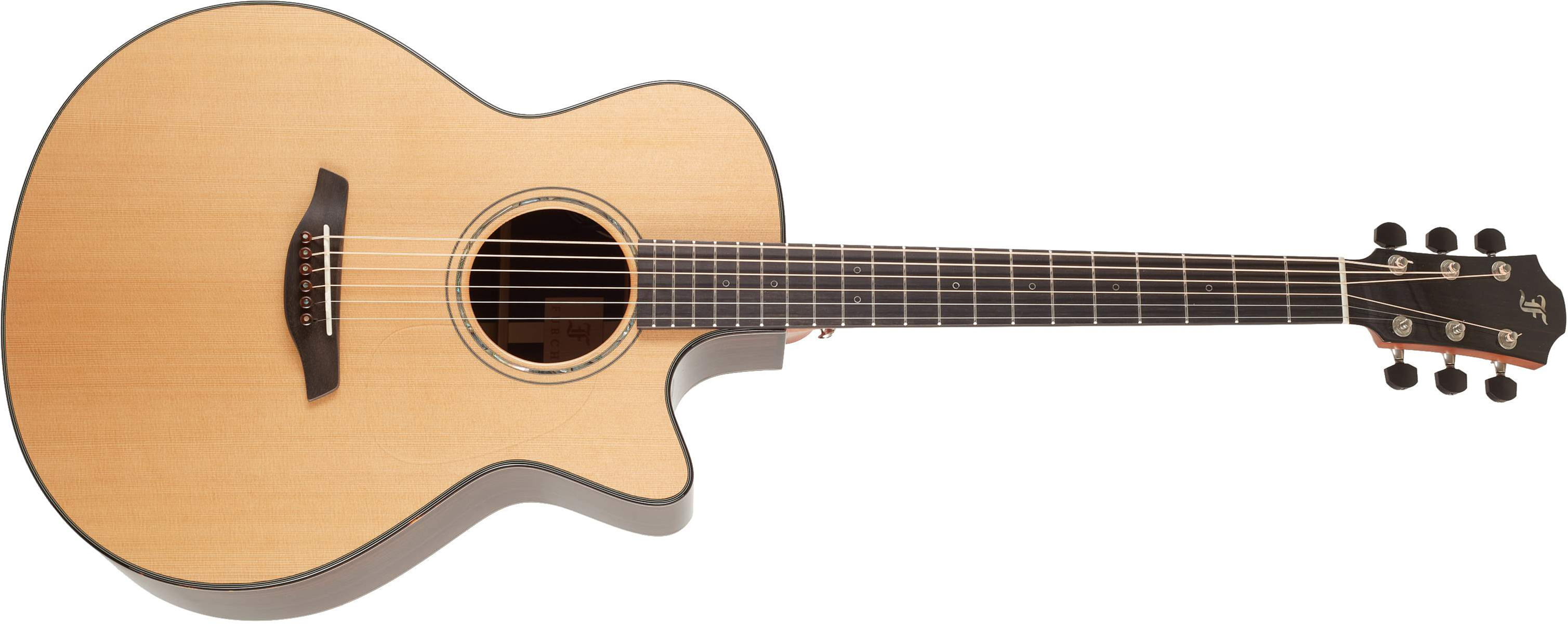 Furch Gc-cr Lrb1 Yellow Grand Auditorium Cedre Palissandre Eb - Natural Full-pore - Electro acoustic guitar - Main picture
