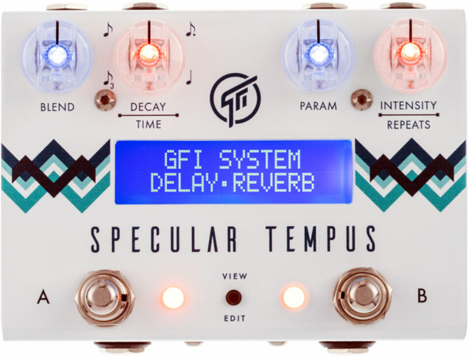 Gfi System Specular Tempus Reverb Delay - Reverb, delay & echo effect pedal - Main picture