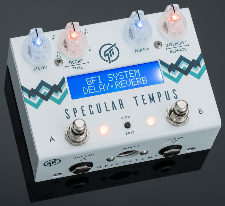 Gfi System Specular Tempus Reverb Delay - Reverb, delay & echo effect pedal - Variation 2