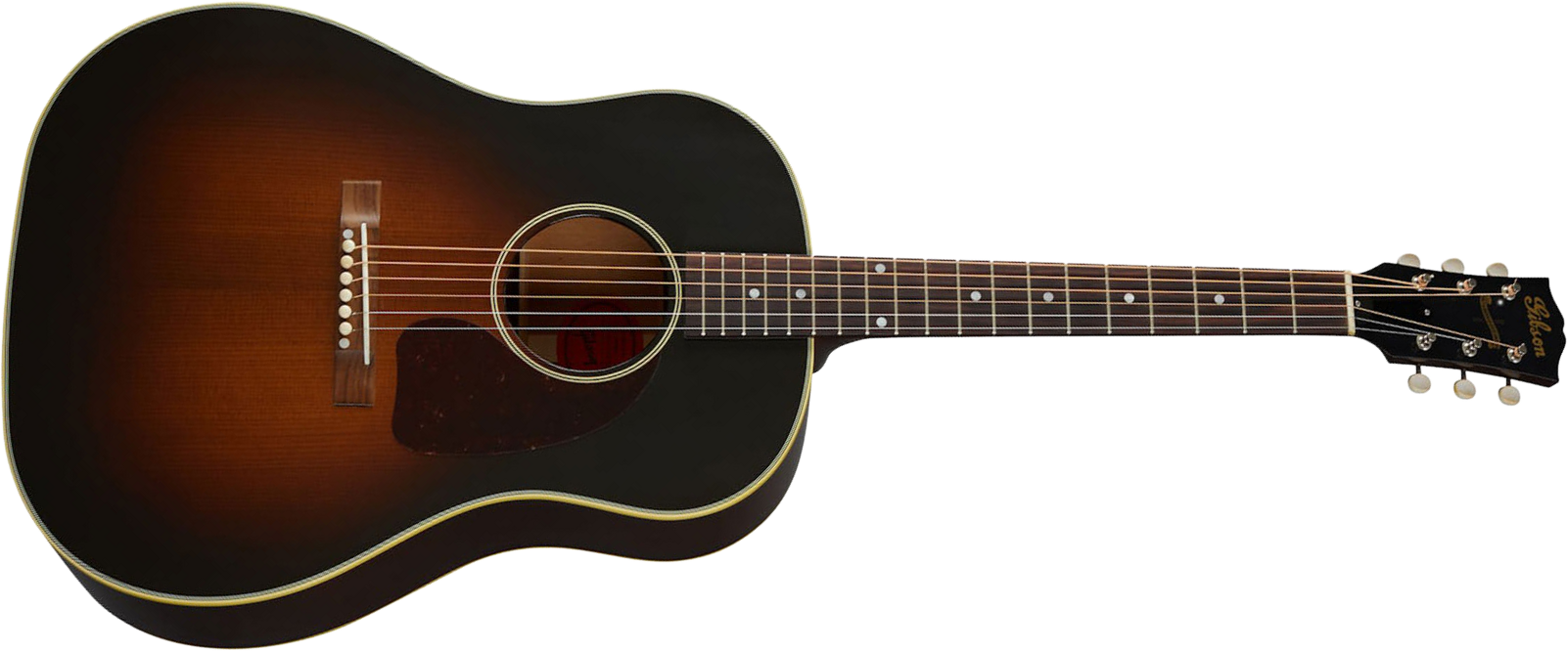 Gibson Custom Shop Historic J-45 1942 Banner Dreadnought Epicea Acajou Rw - Vos Vintage Sunburst - Acoustic guitar & electro - Main picture