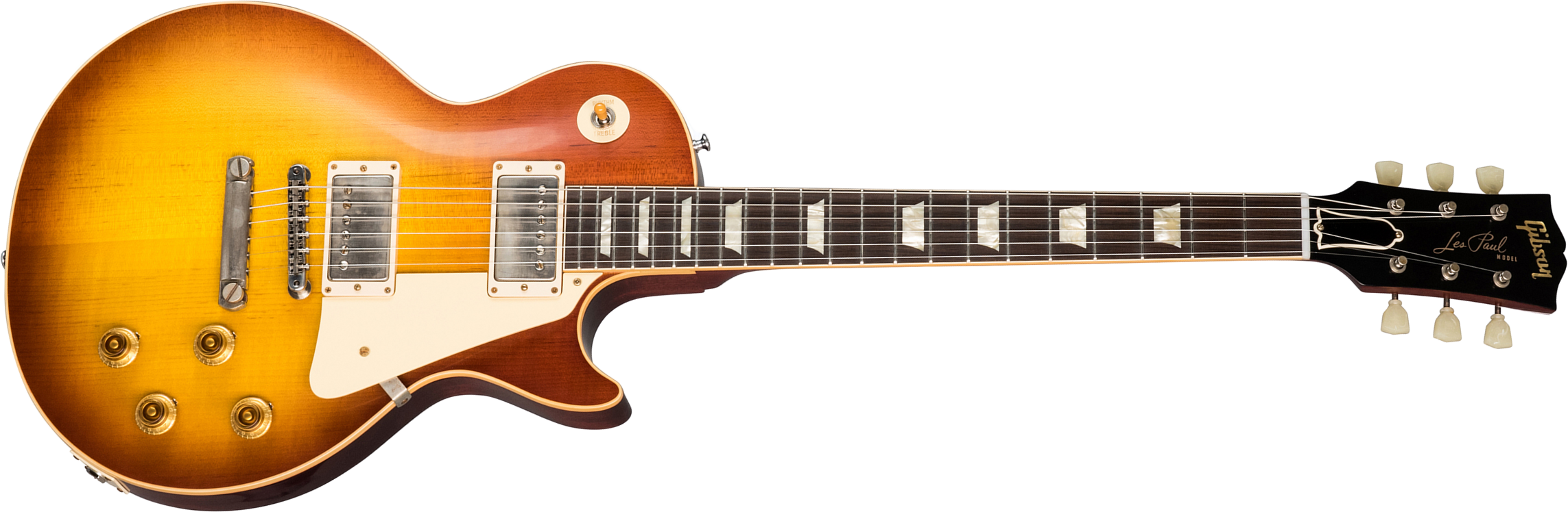 Gibson Custom Shop Les Paul Standard 1958 Reissue 2019 2h Ht Rw - Vos Iced Tea Burst - Single cut electric guitar - Main picture