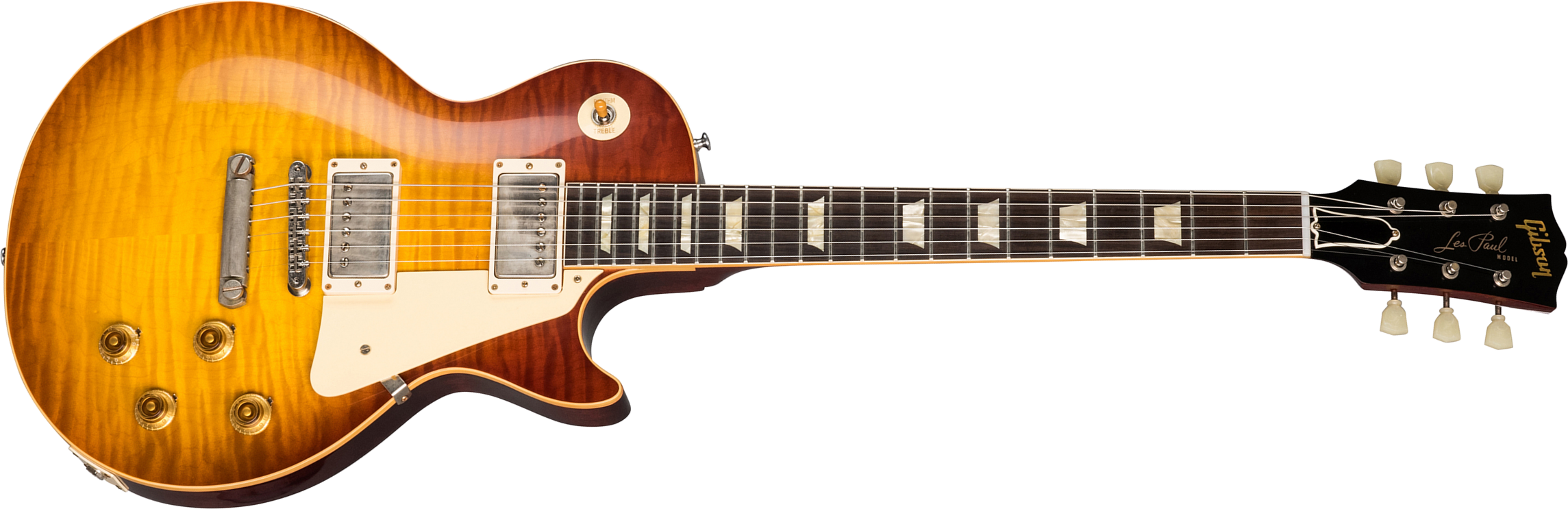 Gibson Custom Shop Les Paul Standard 1959 60th Anniversary Bolivian Rw - Vos Orange Sunset Fade - Single cut electric guitar - Main picture
