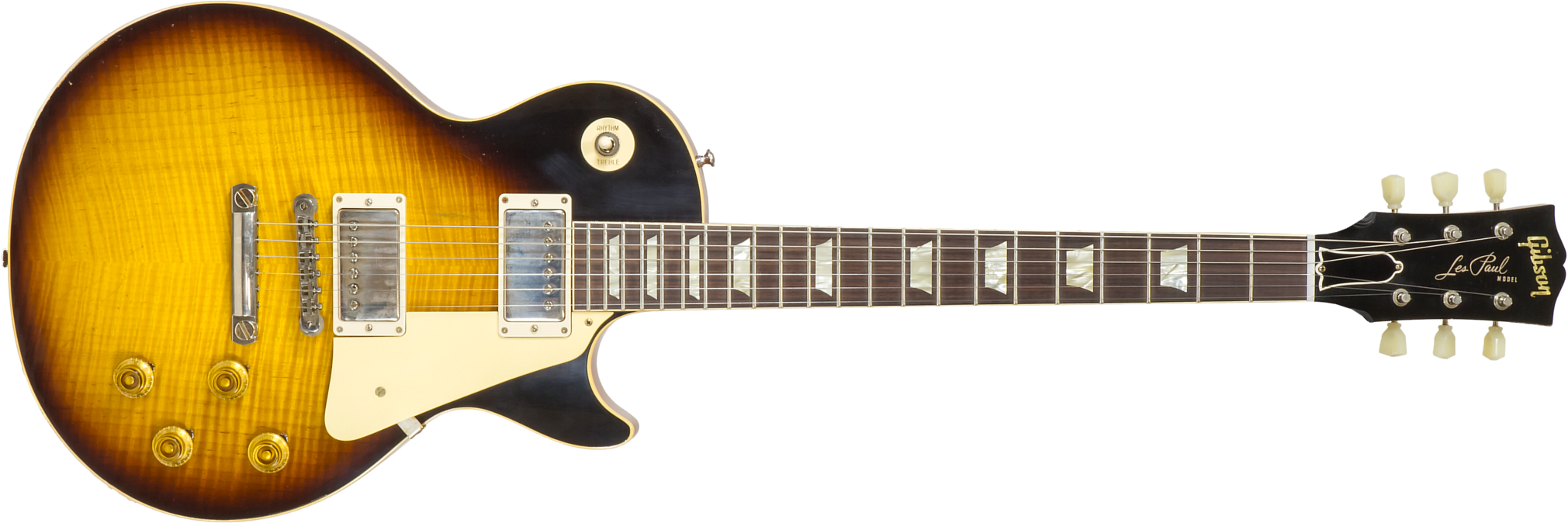 Gibson Custom Shop M2m Les Paul Standard 1959 2h Ht Rw #932131 - Murphy Lab Light Aged Kindred Burst - Single cut electric guitar - Main picture
