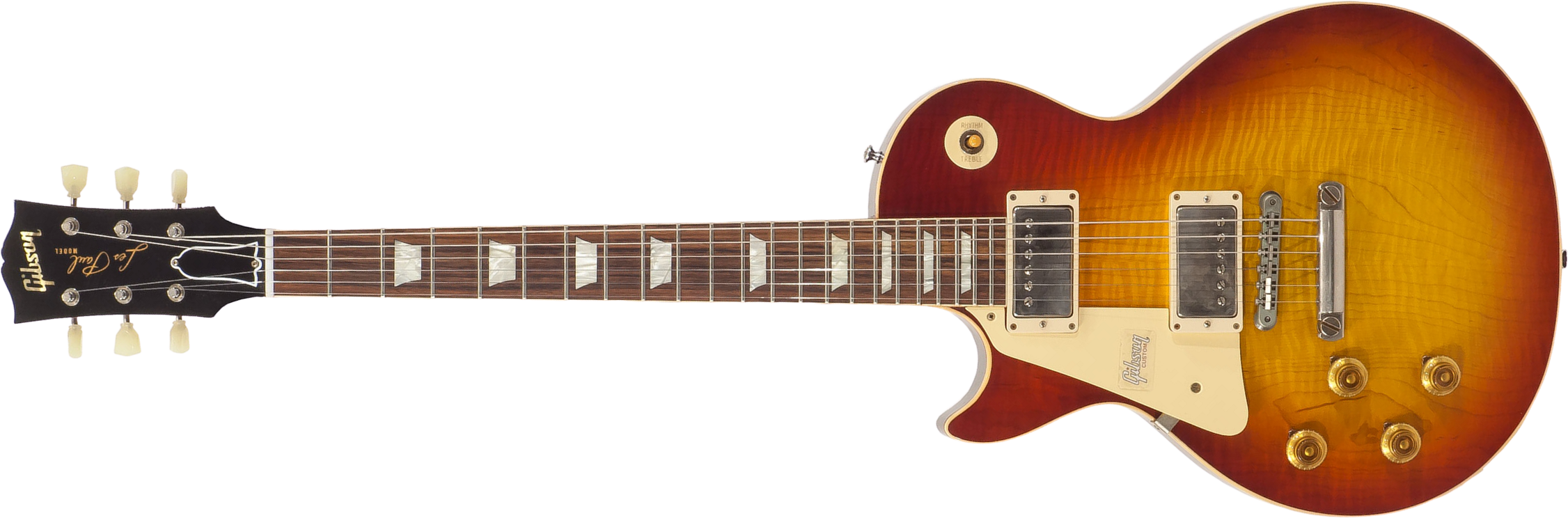 Gibson Custom Shop M2m Les Paul Standard 1959 Lh Gaucher Ltd 2h Ht Rw #971610 - Vos Washed Cherry - Left-handed electric guitar - Main picture
