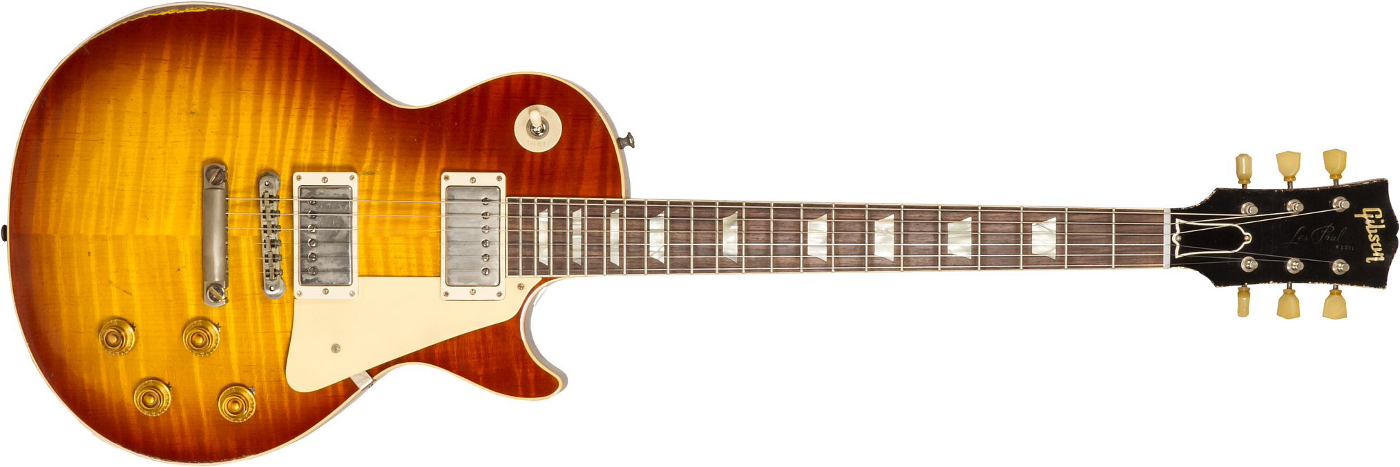 Gibson Custom Shop M2m Les Paul Standard 1959 Reissue 2h Ht Rw #932156 - Ultra Heavy Aged Iced Tea Burst - Single cut electric guitar - Main picture