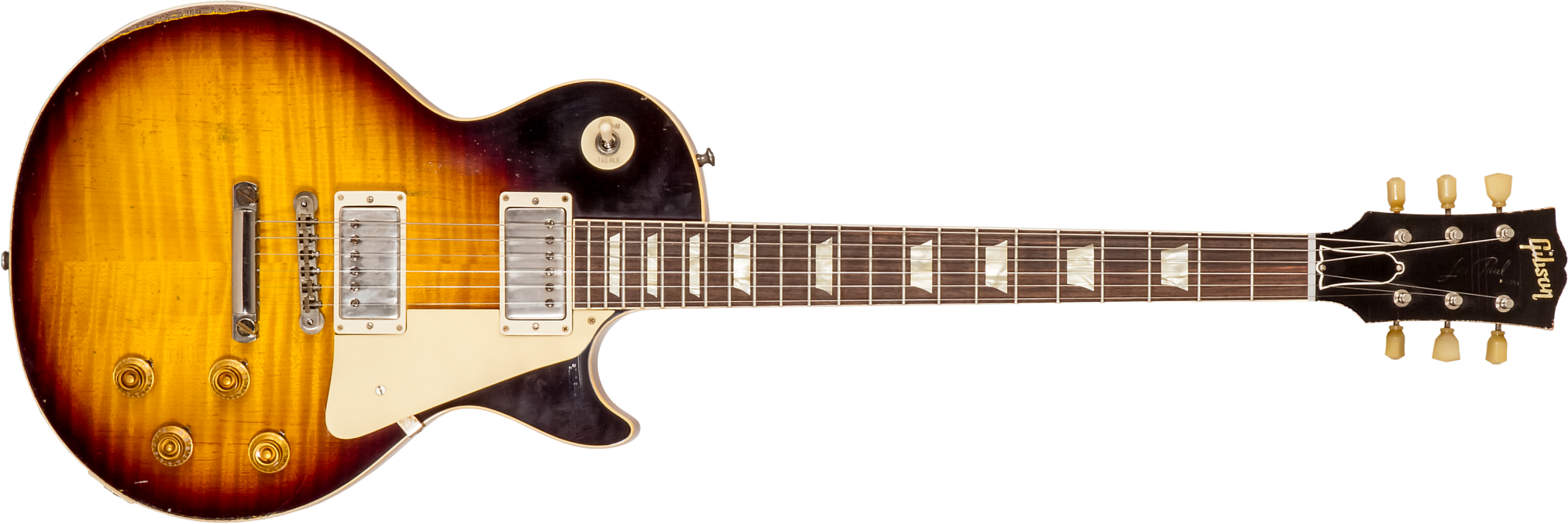 Gibson Custom Shop M2m Les Paul Standard 1959 Reissue 2h Ht Rw #932158 - Ultra Heavy Aged Kindred Burst - Single cut electric guitar - Main picture