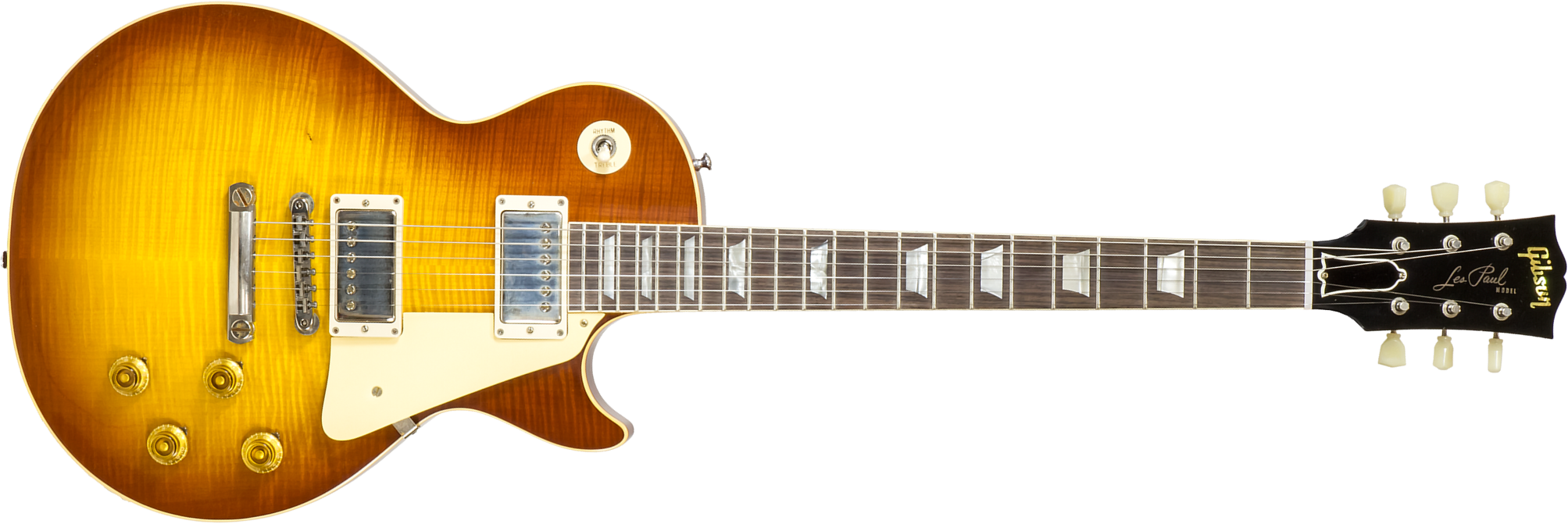 Gibson Custom Shop M2m Les Paul Standard 1959 Reissue 2h Ht Rw #934307 - Murphy Lab Ultra Light Aged Iced Tea Burst - Single cut electric guitar - Mai