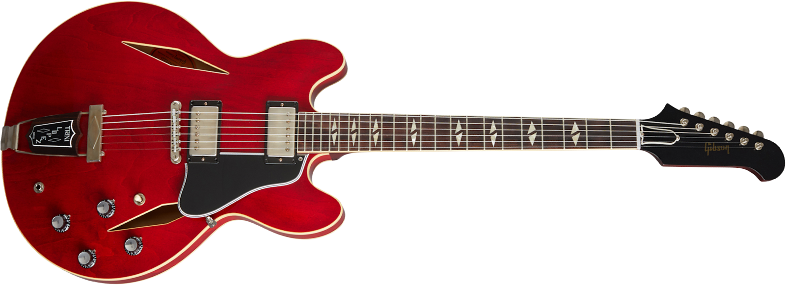 Gibson Custom Shop Trini Lopez Standard 1964 Reissue 2h Ht Rw - Vos Sixties Cherry - Semi-hollow electric guitar - Main picture