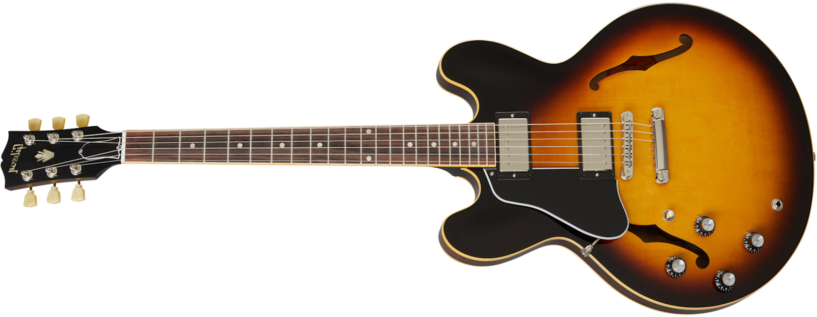 Gibson Es-335 Dot Lh Original 2020 Gaucher 2h Ht Rw - Vintage Burst - Left-handed electric guitar - Main picture