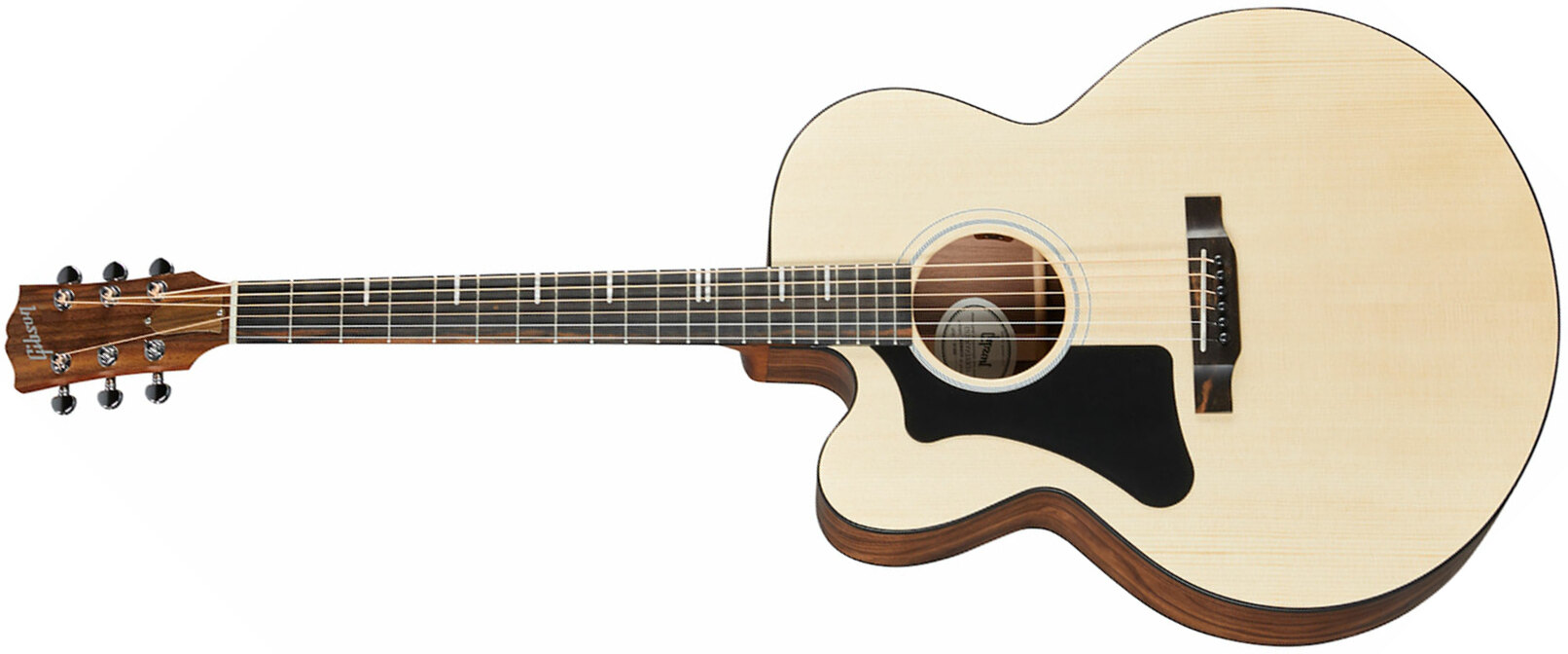 Gibson G-200 Ec Lh Jumbo Modern Gaucher Cw Epicea Noyer Wal Eb - Natural Satin - Acoustic guitar & electro - Main picture