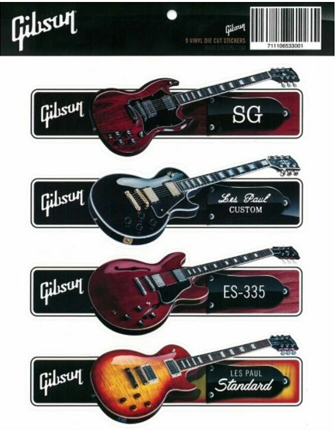 Gibson Guitar Sticker Pack 2018 - STICKERS - Main picture