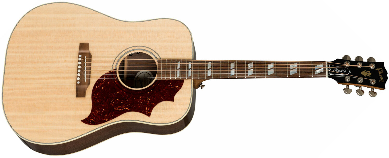 Gibson Hummingbird Studio 2019 Dreadnought Epicea Noyer Noy - Natural - Acoustic guitar & electro - Main picture