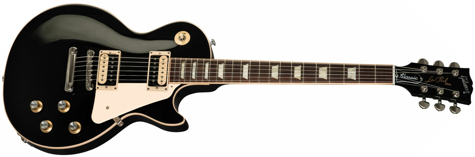Gibson Les Paul Classic Modern 2h Ht Rw - Ebony - Single cut electric guitar - Main picture