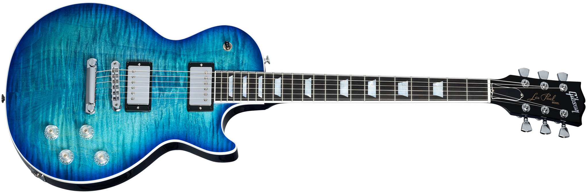 Gibson Les Paul Modern Figured 2h Ht Rw - Cobalt Burst - Single cut electric guitar - Main picture