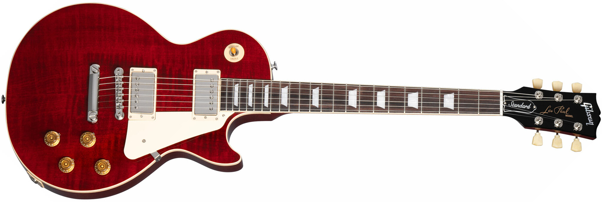 Gibson Les Paul Standard 50s Figured Original 2h Ht Rw - 60s Cherry - Single cut electric guitar - Main picture