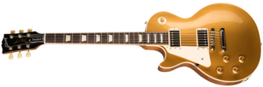 Gibson Les Paul Standard 50s Lh Original Gaucher 2h Ht Rw - Gold Top - Left-handed electric guitar - Main picture