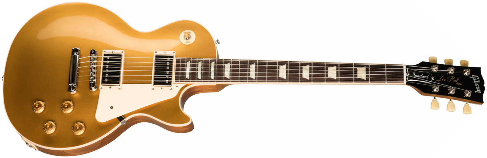 Gibson Les Paul Standard 50s Original 2h Ht Rw - Gold Top - Single cut electric guitar - Main picture