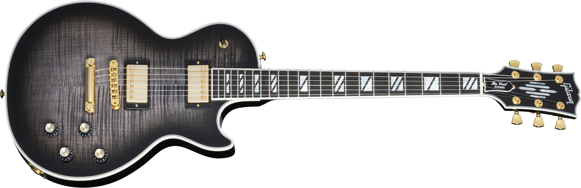 Gibson Les Paul Supreme 2023 2h Ht Eb - Transparent Ebony Burst - Single cut electric guitar - Main picture